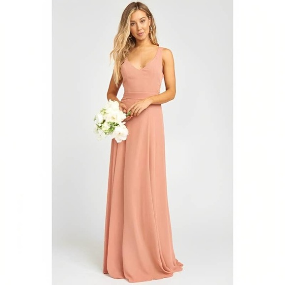 Show Me Your MuMu Dresses & Skirts - Show Me Your Mumu Jenn Maxi Dress Rustic Mauve Crisp XXS Sleeveless Bridesmaid